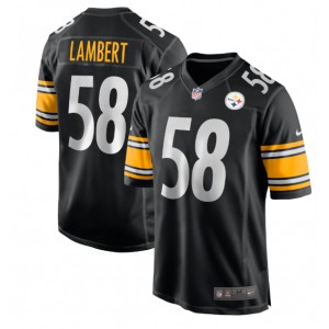 Jack Lambert Pittsburgh Steelers Nike Jeu Maillot joueur à la retraite - Noir