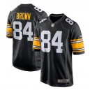 Antonio Brown Pittsburgh Steelers Nike Maillot de jeu alternatif - Noir