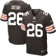 Men Nike Cleveland Browns &26 Pierre Desir Elite Brown Team Color NFL Jersey