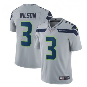 Russell Wilson Seattle Seahawks Nike Vapor Intouchables Joueur Limité Maillot - Gris