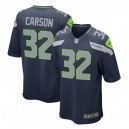 Chris Carson Seattle Seahawks Nike Jeu Joueur Maillot - Marine