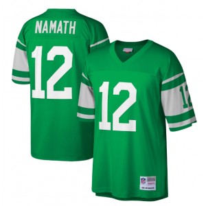 Joe Namath New York Jets Mitchell & Ness H&eacute;ritage R&eacute;plique Maillot - Kelly Vert