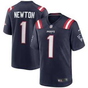 Cam Newton New England Patriots Nike Jeu Maillot - Marine