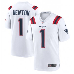 Cam Newton New England Patriots Nike Jeu Maillot - Blanc