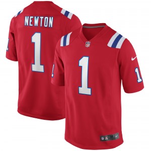 Cam Newton New England Patriots Nike Rechange Jeu Maillot - Rouge