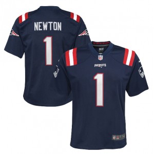 Cam Newton New England Patriots Nike Enfants Jeu Mailot - Marine