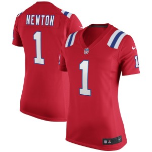 Cam Newton New England Patriots Nike Femmes Alternate Jeu Maillot - Rouge