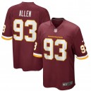 Jonathan Allen Washington Football Team Nike Jeu Maillot - Bourgogne