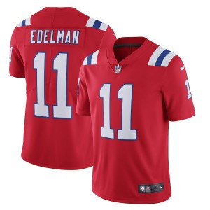 Julian Edelman New England Patriots Nike Alternate Vapeur Limit&eacute;e Maillot - Rouge