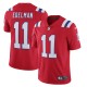 Julian Edelman New England Patriots Nike Alternate Vapeur Limitée Maillot - Rouge