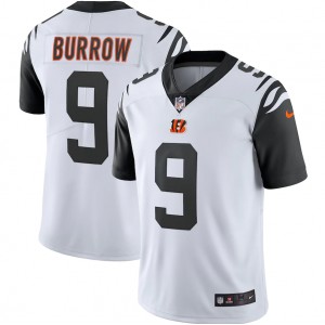 Joe Burrow Cincinnati Bengals Nike 2ème Substitute Vapor Limited Maillot - Blanc