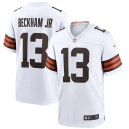 Odell Beckham Jr. Cleveland Browns Nike Jeu Maillot - Blanc