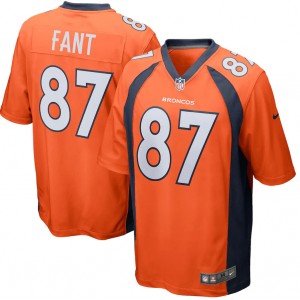 Noah Fant Denver Broncos Nike Jeu Joueur Maillot - Orange