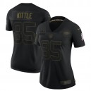 George Kittle San Francisco 49ers Nike Femme 2020 Salute To Service Limitée Maillot - Noir