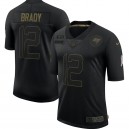 Tom Brady Tampa Bay Buccaneers Nike 2020 Salute To Service Limitée Maillot – Noir
