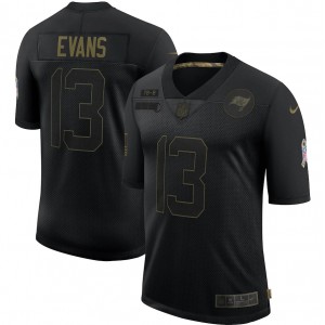 Mike Evans Tampa Bay Buccaneers Nike 2020 Salute To Service Limitée Maillot – Noir
