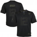 Tom Brady Tampa Bay Buccaneers Nike Enfants 2020 Salute to Service Jeu Maillot – Noir