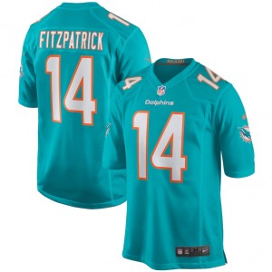 Ryan Fitzpatrick Miami Dolphins Nike Maillot de jeu - Aqua