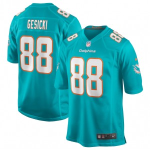 Mike Gesicki Miami Dolphins Nike Jeu Maillot - Aqua