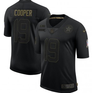 Amari Cooper Dallas Cowboys Nike 2020 Salute To Service Limitée Maillot – Noir
