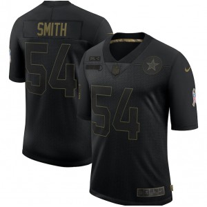 Jaylon Smith Dallas Cowboys Nike 2020 Salute To Service Limited Maillot - Noir