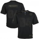 Dak Prescott Dallas Cowboys Nike Enfants 2020 Salute to Service Jeu Maillot &ndash; Noir