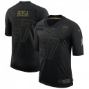 Joey Bosa Los Angeles Chargers Nike 2020 Salute To Service Limitée Maillot – Noir