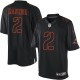 Men Nike Cleveland Browns &2 Johnny Manziel Elite Black Impact NFL Jersey