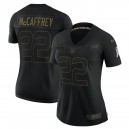 Christian McCaffrey Carolina Panthers Nike Femmes 2020 Salute To Service Limitée Maillot - Noir