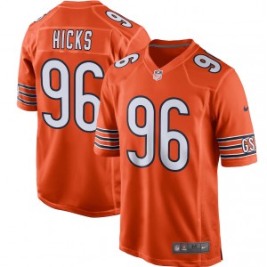 Akiem Hicks Chicago Bears Nike Jugador Juego Maillot - Naranja