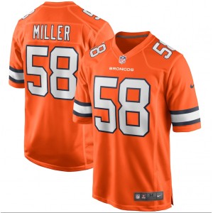 Von Miller Denver Broncos Nike Alternate Juego Maillot - Naranja