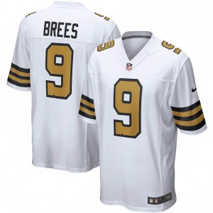 Drew Brees New Orleans Saints Nike Maillot de jeu alternatif - Blanc