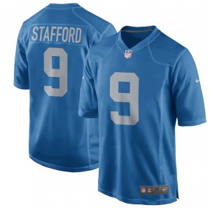 Matthew Stafford Detroit Lions Nike Throwback Jeu Maillot - Bleu