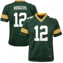 Aaron Rodgers Green Bay Packers Nike Maillot de jeu pour la Enfants - Vert