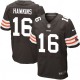 Men Nike Cleveland Browns &16 Andrew Hawkins Elite Brown Team Color NFL Jersey