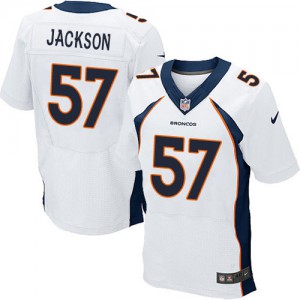 Hommes Nike Denver Broncos # 57 Tom Jackson Élite blanc NFL Maillot Magasin