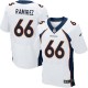 Men Nike Denver Broncos &66 Manny Ramirez Elite White NFL Jersey