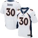 Men Nike Denver Broncos &30 Terrell Davis Elite White NFL Jersey