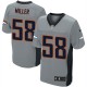 Men Nike Denver Broncos &58 Von Miller Elite Grey Shadow NFL Jersey