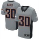Men Nike Denver Broncos &30 Terrell Davis Elite Grey Shadow NFL Jersey