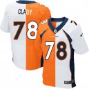 Men Nike Denver Broncos &78 Ryan Clady Elite Team/Road Two Tone NFL Jersey
