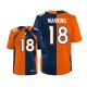 Men Nike Denver Broncos &18 Peyton Manning Elite Team/Alternate Two Tone NFL Jersey