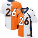 Men Nike Denver Broncos &26 Rahim Moore Elite Team/Road Two Tone NFL Jersey