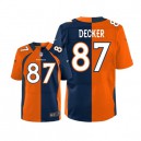 Men Nike Denver Broncos &87 Eric Decker Elite Team/Alternate Two Tone NFL Jersey