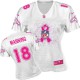 Women Nike Denver Broncos &18 Peyton Manning Elite White 2012 Breast Cancer Awareness NFL Jersey