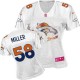 Women Nike Denver Broncos &58 Von Miller Elite White 2012 Fem Fan NFL Jersey