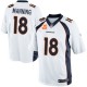Youth Nike Denver Broncos &18 Peyton Manning Elite White C Patch NFL Jersey