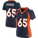 Women Nike Denver Broncos &65 Louis Vasquez Elite Navy Blue Alternate NFL Jersey