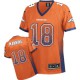 Youth Nike Denver Broncos &18 Peyton Manning Elite Orange Drift Fashion NFL Jersey