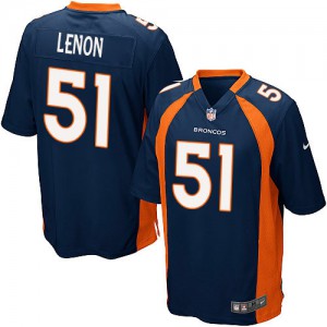 Jeunesse Nike Denver Broncos # 51 Paris Lenon Élite Navy bleu alternent NFL Maillot Magasin